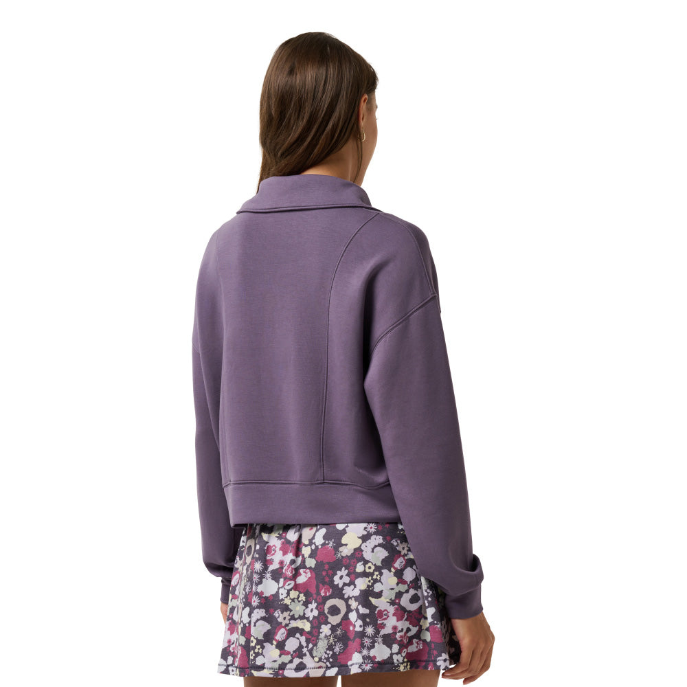 Travis Mathew Skyloft Soft Women's Soft Graystone Half Zip