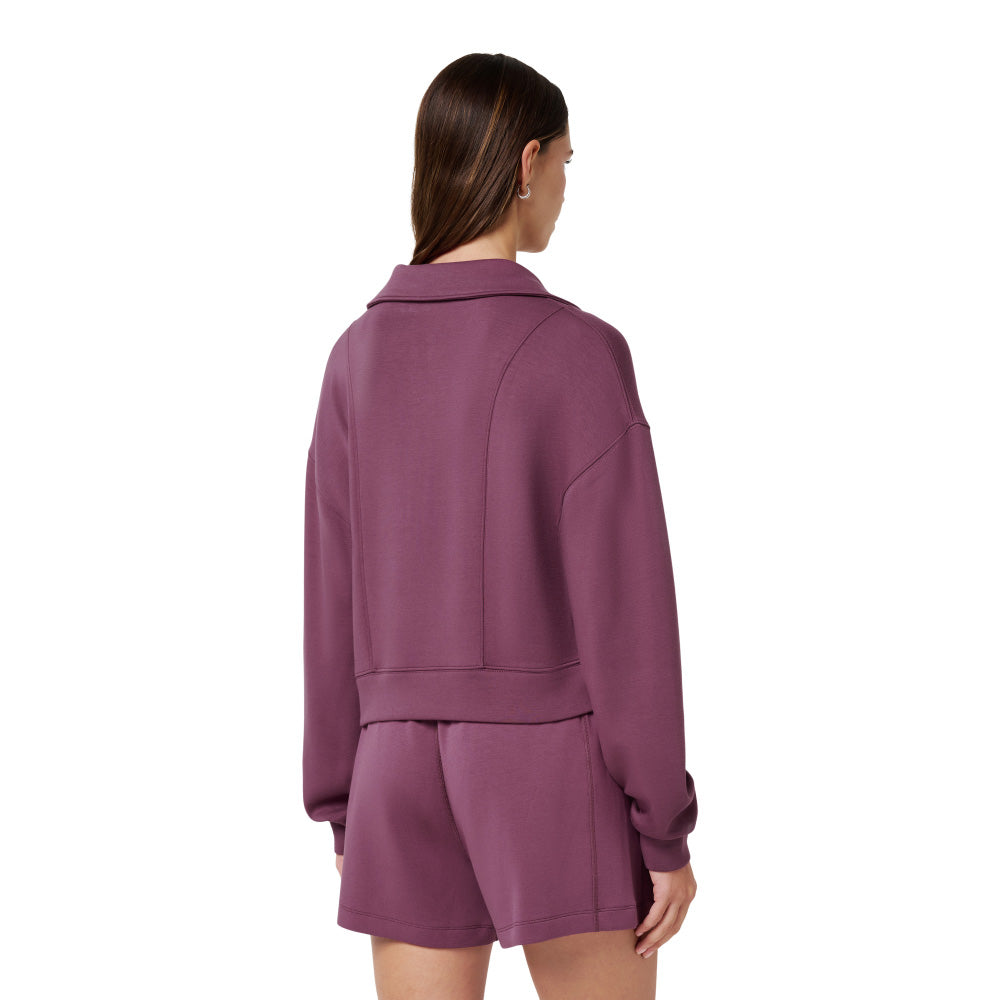 Travis Mathew Skyloft Soft Women's Soft Damson Half Zip