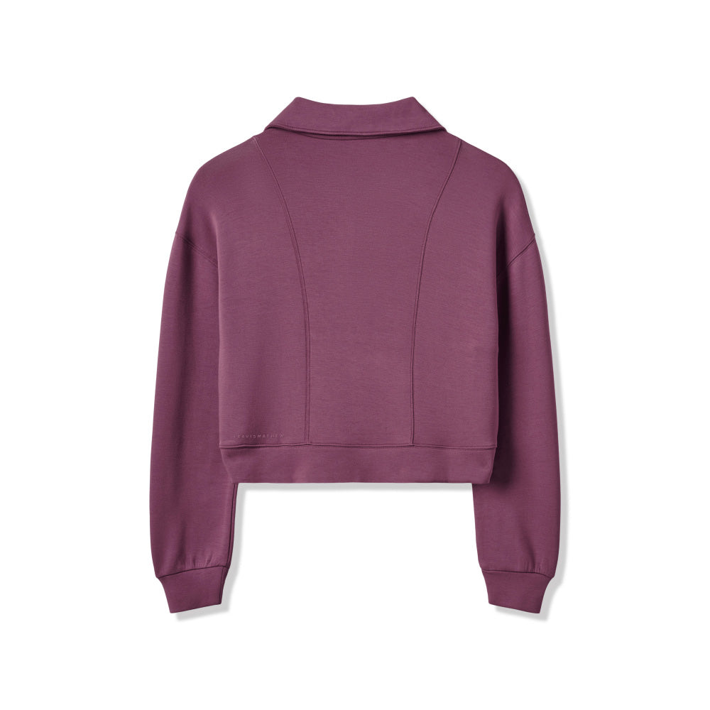 Travis Mathew Skyloft Soft Women's Soft Damson Half Zip