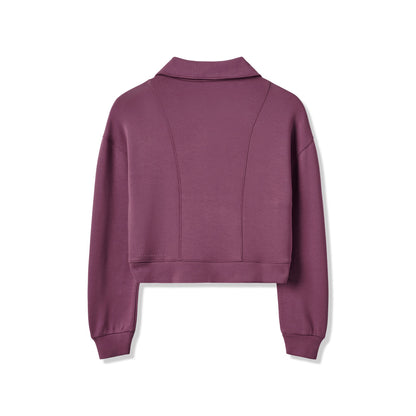 Travis Mathew Skyloft Soft Women's Soft Damson Half Zip