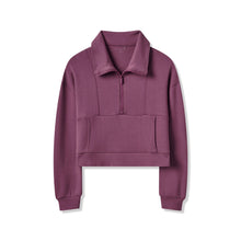 Travis Mathew Skyloft Soft Women's Soft Damson Half Zip