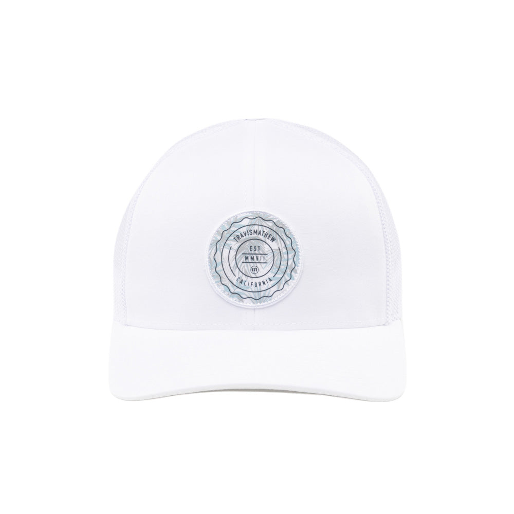 TRAVIS MATHEW THE PATCH FLORAL WHITE HAT