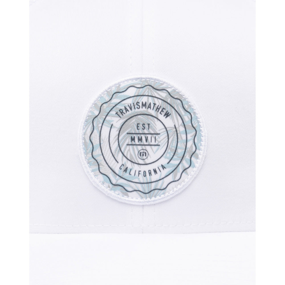 TRAVIS MATHEW THE PATCH FLORAL WHITE HAT