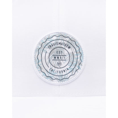 TRAVIS MATHEW THE PATCH FLORAL WHITE HAT