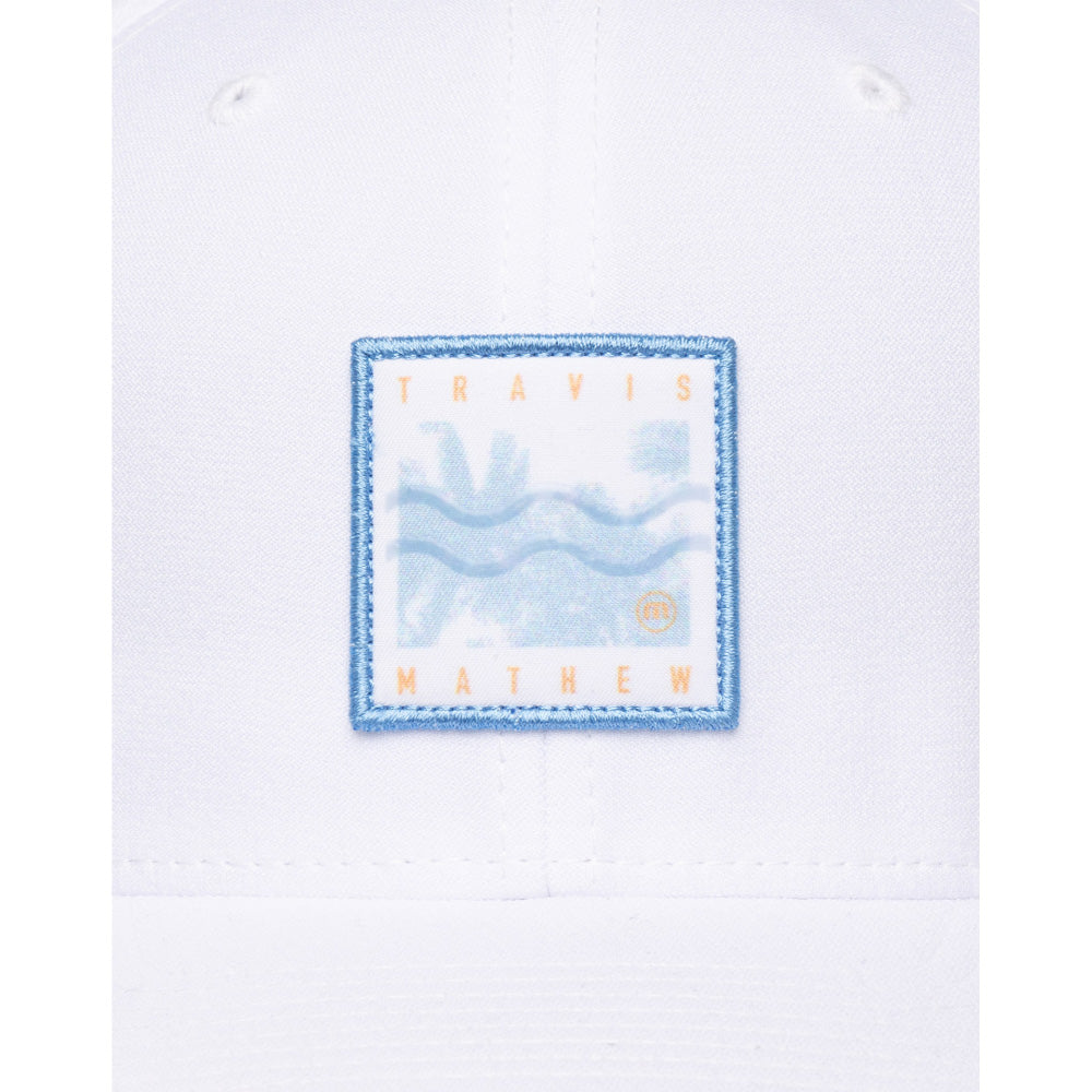 TRAVIS MATHEW IN THE LINE UP HAT WHITE HAT