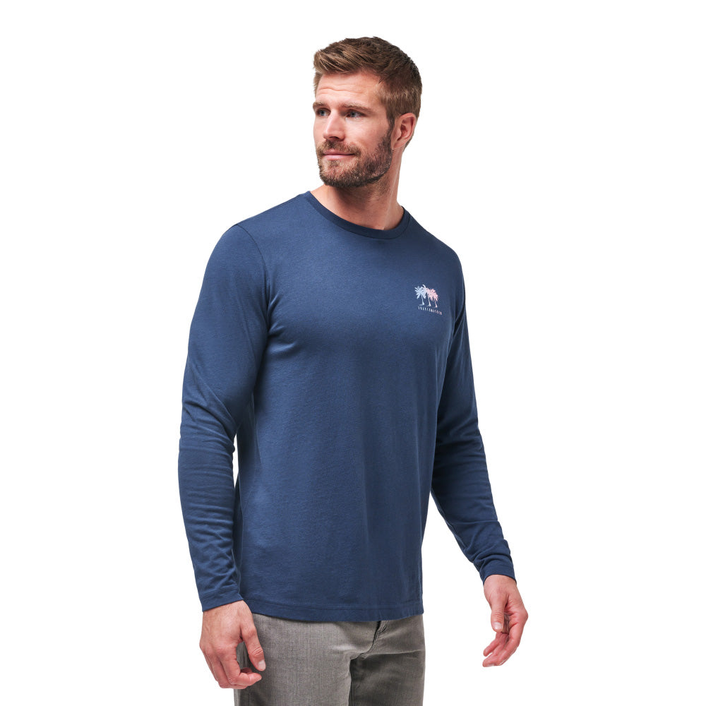 TRAVIS MATHEW PREHISTORIC TOTAL ECLIPSE LONG SLEEVE SHIRT