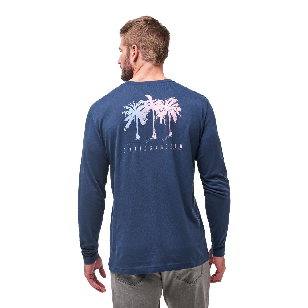 TRAVIS MATHEW PREHISTORIC TOTAL ECLIPSE LONG SLEEVE SHIRT