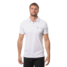 TRAVISMATHEW ITS A RENTAL WHITE POLO SHIRT