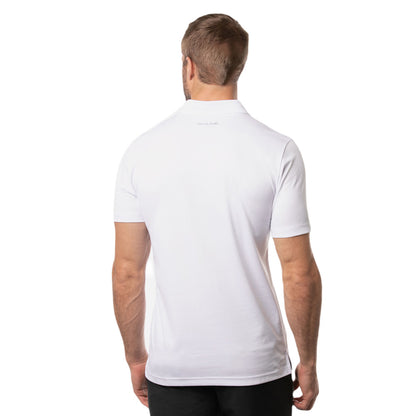 TRAVISMATHEW ITS A RENTAL WHITE POLO SHIRT
