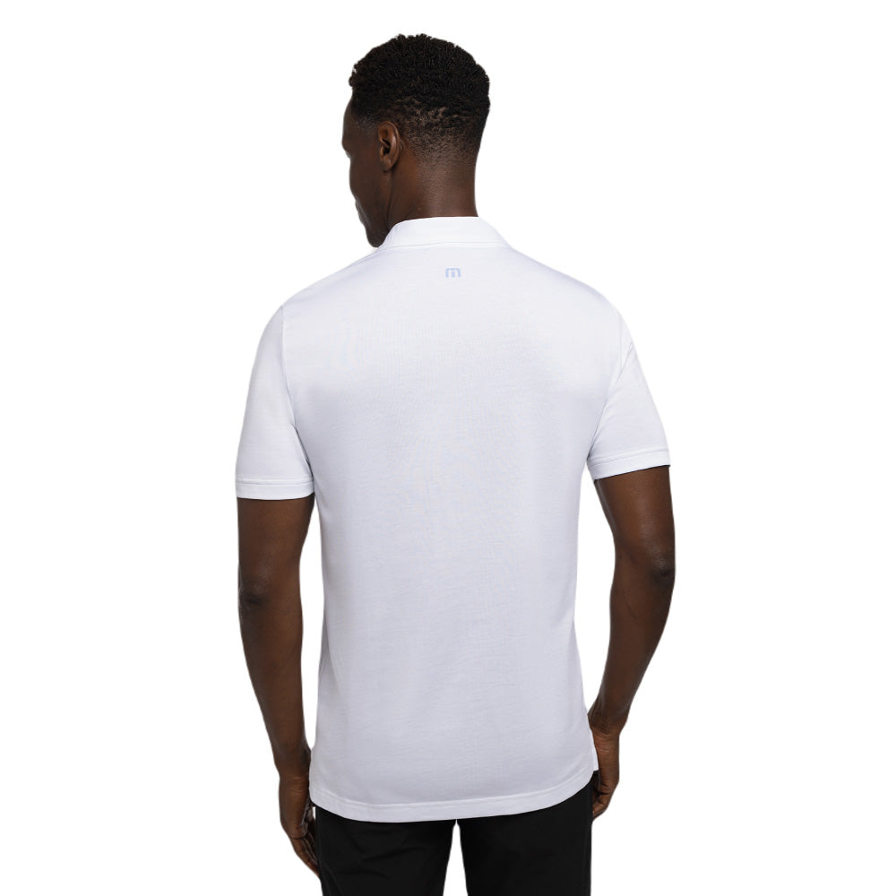 TRAVISMATHEW LUNA SOL WHITE POLO SHIRT