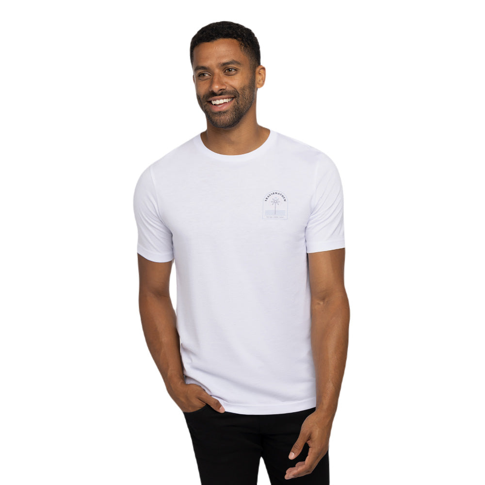 TRAVISMATHEW HASTA LUEGO WHITE T SHIRT