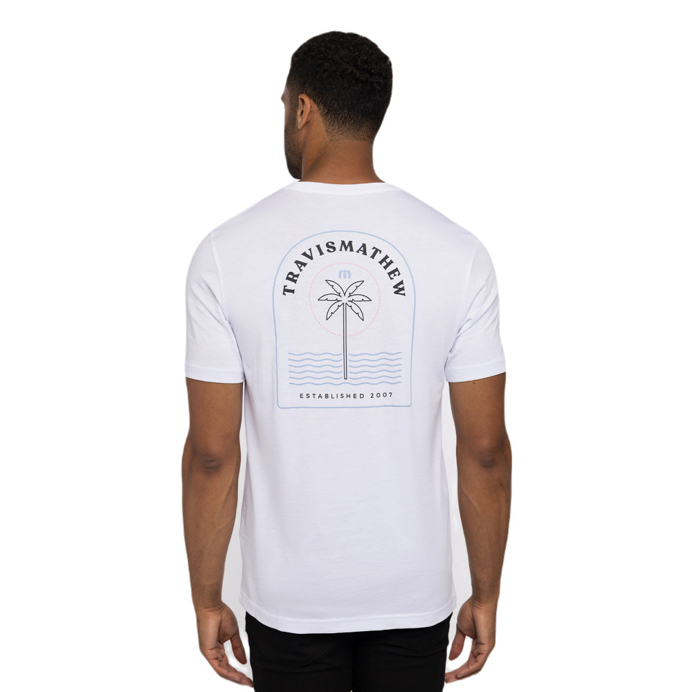 TRAVISMATHEW HASTA LUEGO WHITE T SHIRT