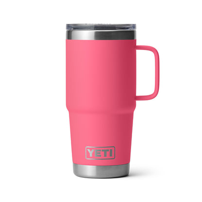 YETI RAMBLER 20 OZ TRAVEL MUG - TROPICAL PINK