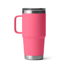YETI RAMBLER 20 OZ TRAVEL MUG - TROPICAL PINK
