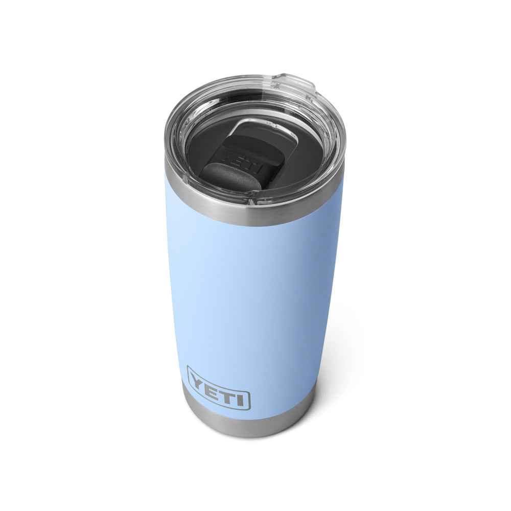 YETI RAMBLER 20 OZ BIG SKY BLUE TUMBLER