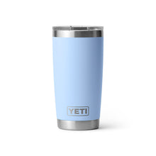 YETI RAMBLER 20 OZ BIG SKY BLUE TUMBLER