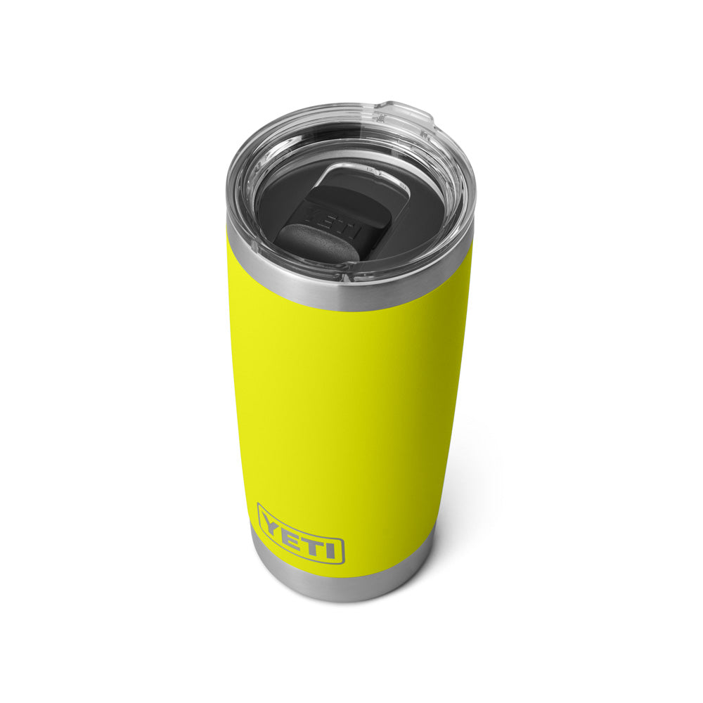 YETI RAMBLER 20 OZ FIREFLY YELLOW TUMBLER