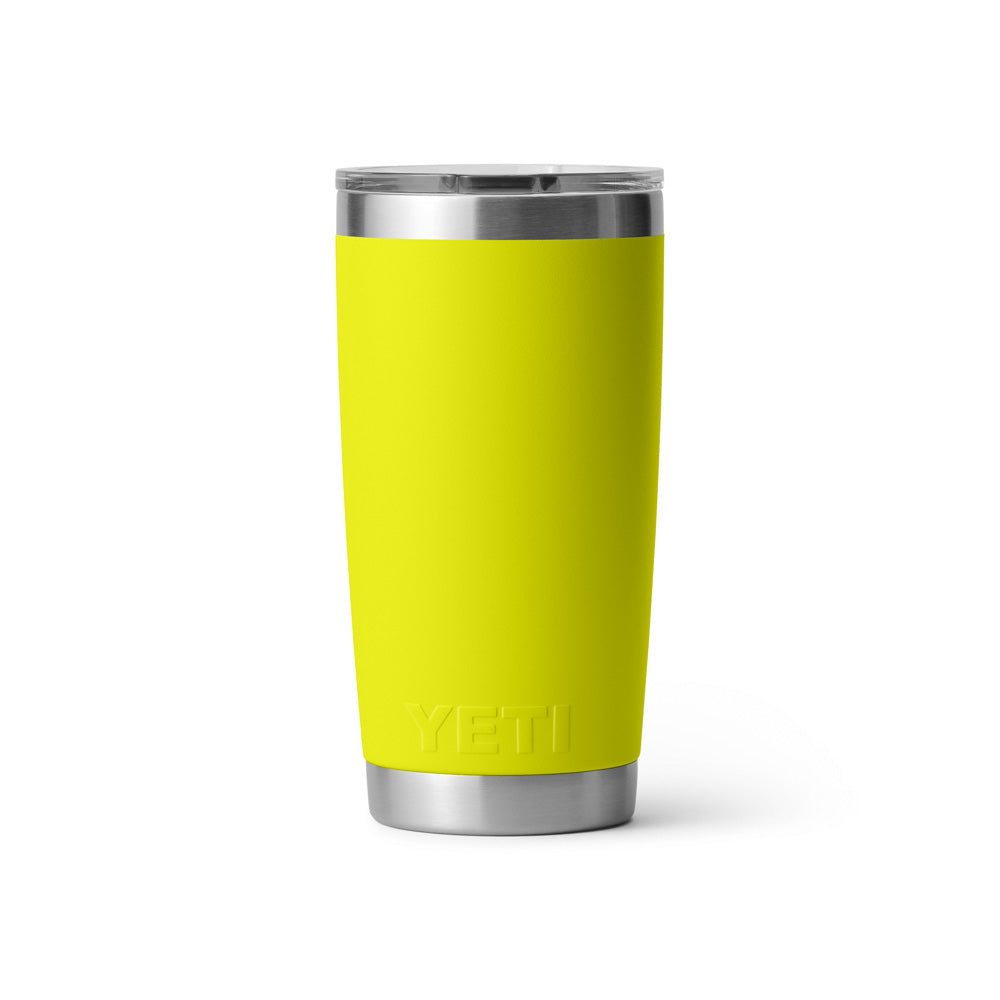 YETI RAMBLER 20 OZ FIREFLY YELLOW TUMBLER