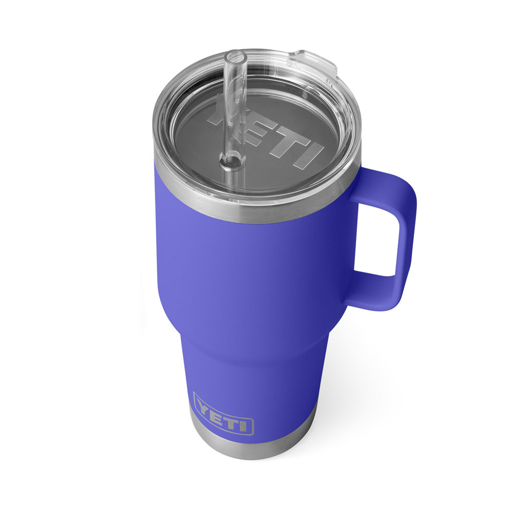 YETI RAMBLER 35 OZ ULTRAMARINE VIOLET STRAW MUG