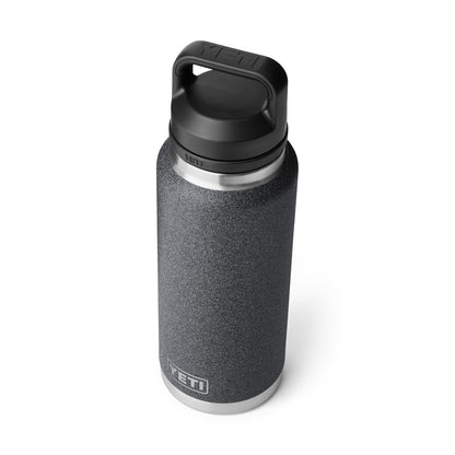 Yeti Rambler 36 OZ Bottle Chug - Black Stone