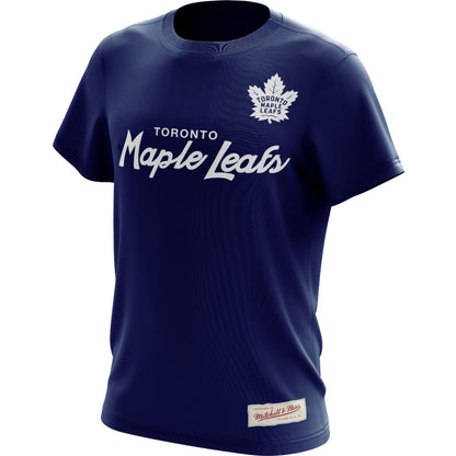 Mitchell & Ness Head Coach Navy T Shirt