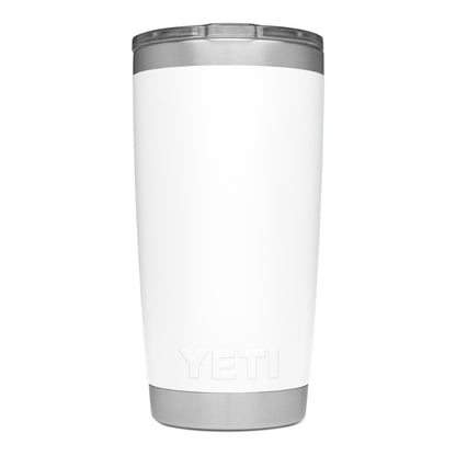 YETI RAMBLER 20 OZ TUMBLER - WHITE