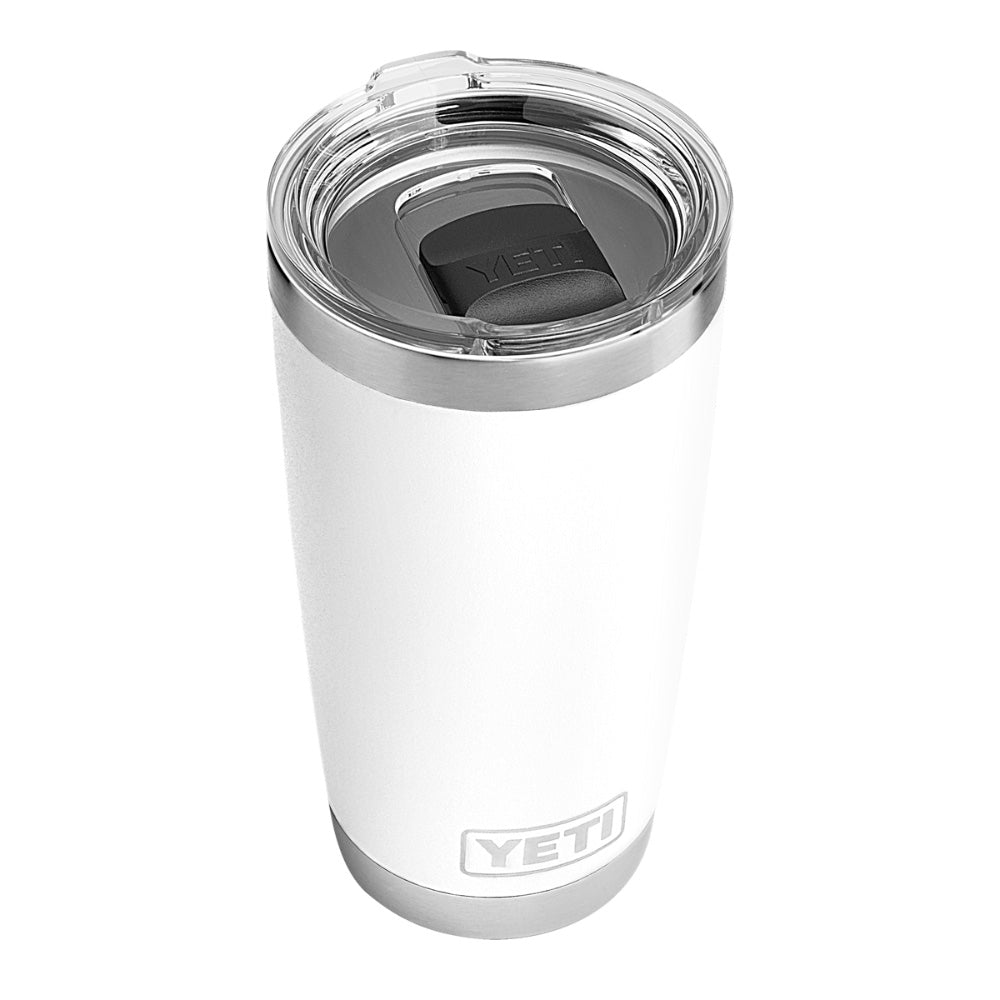 YETI RAMBLER 20 OZ TUMBLER - WHITE
