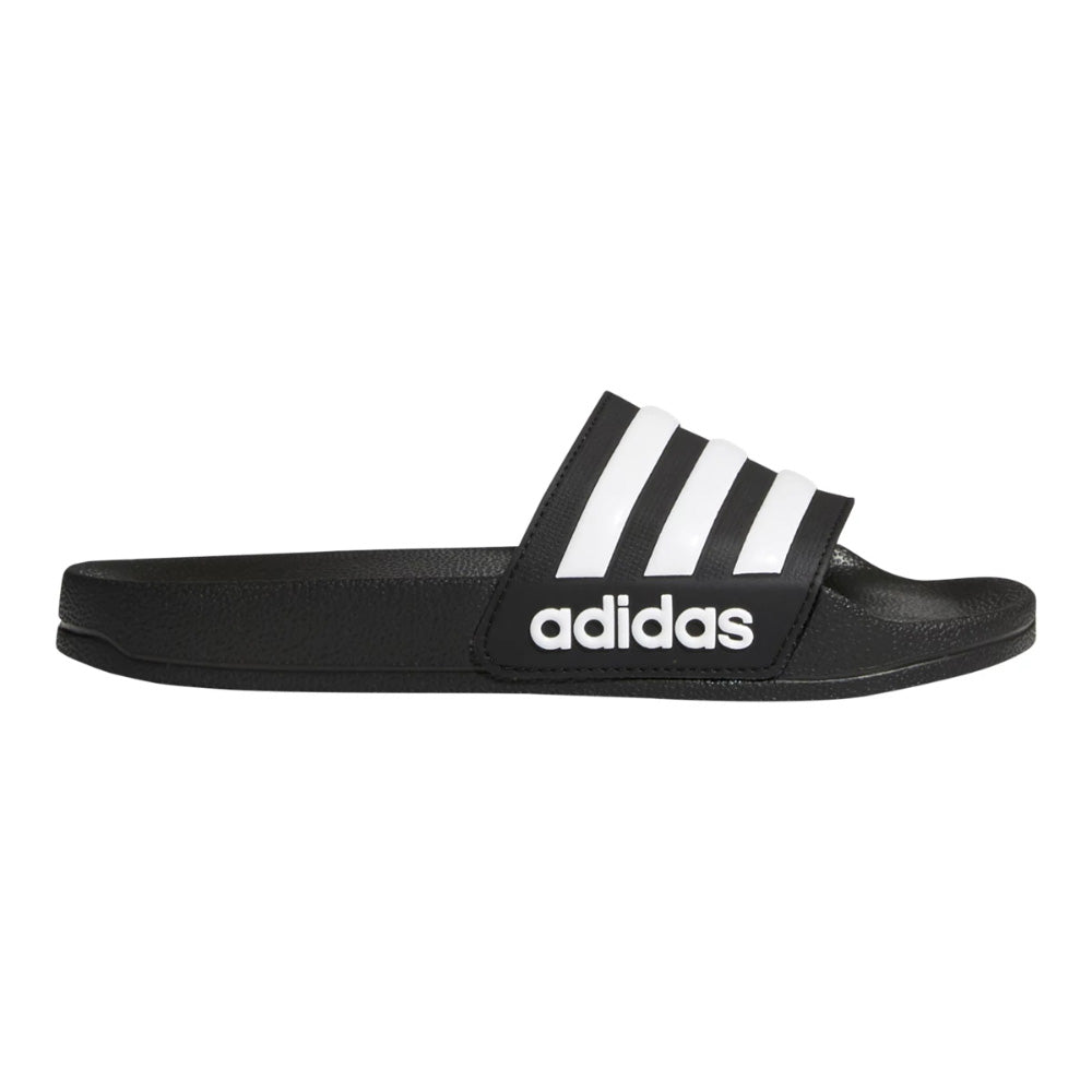 Adidas Adilette Kid's Shower Slide Sandals - Black/White