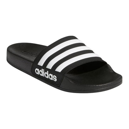 Adidas Adilette Kid's Shower Slide Sandals - Black/White