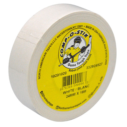 Comp-O-Stik 24MM X 18M White Cloth Tape