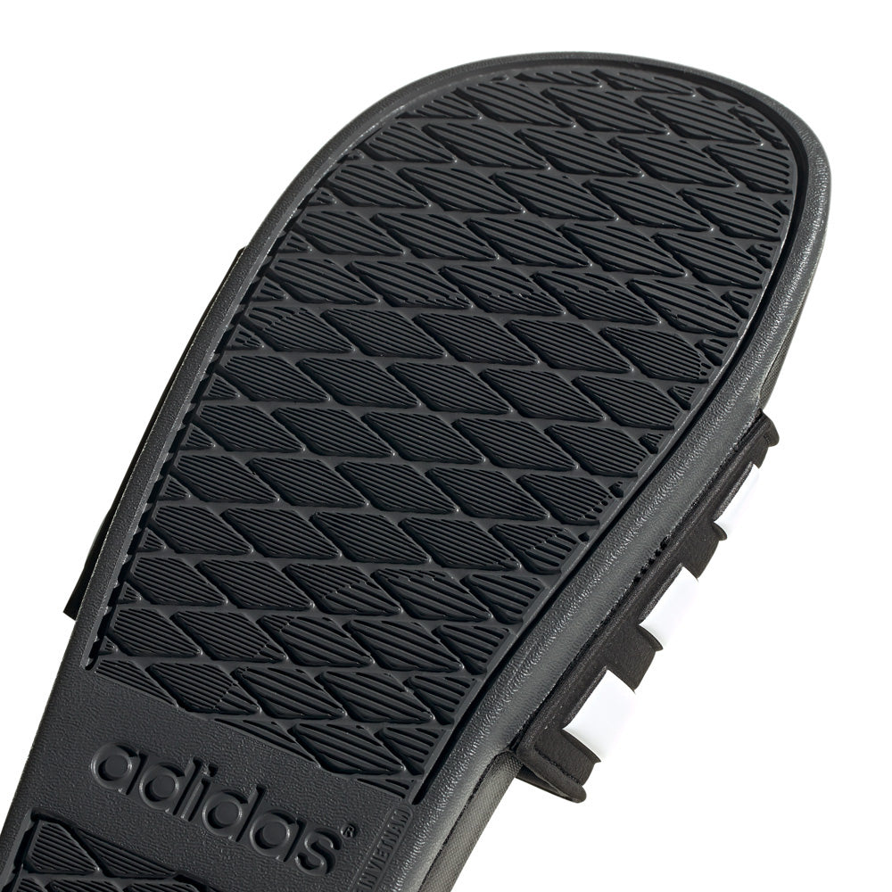 Adidas Men's Adilette Comfort Adjustable Sandals - Black/White/Grey