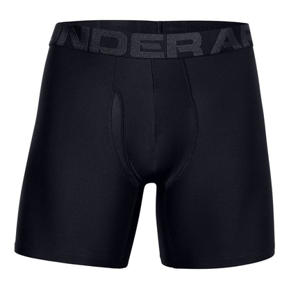 Under Armour Tech 6" Men's Black Boxer Briefs - 2 Pack