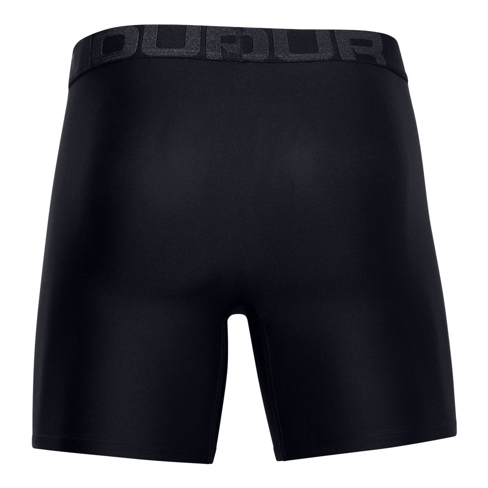 Under Armour Tech 6" Men's Black Boxer Briefs - 2 Pack