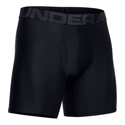 Under Armour Tech 6" Men's Black Boxer Briefs - 2 Pack
