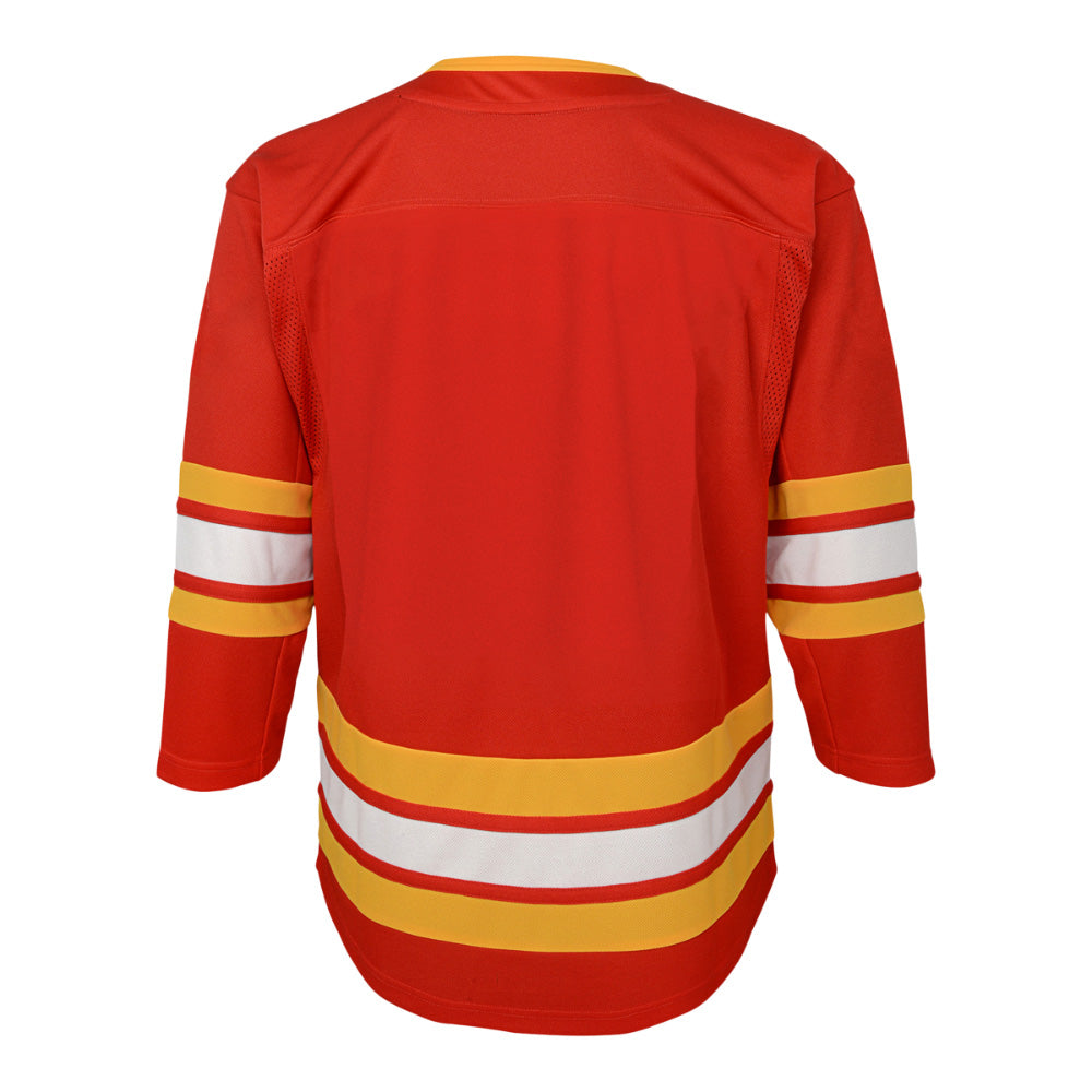 CALGARY FLAMES YOUTH 20 RED HOME JERSEY