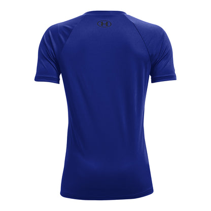 Under Armour Tech Big Logo Boy's Blue T Shirt