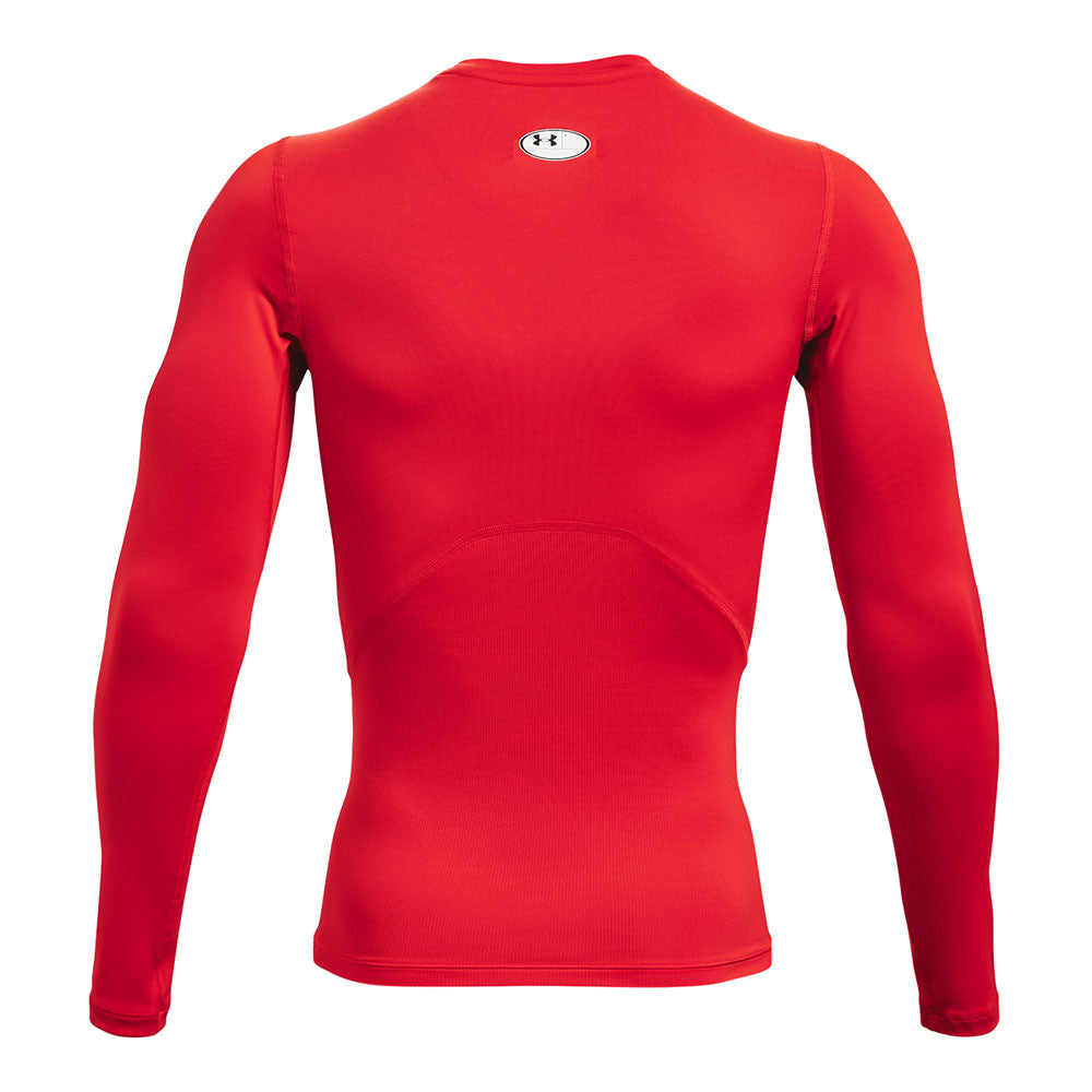 Under Armour Heatgear Men's Red Compression Long Sleeve Shirt