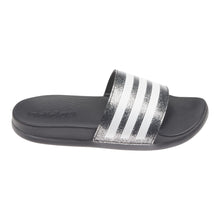 Girl's Adidas Adilette Comfort Sandals - Black/White