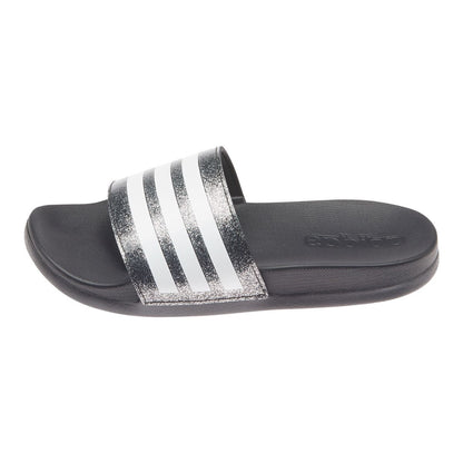 Girl's Adidas Adilette Comfort Sandals - Black/White