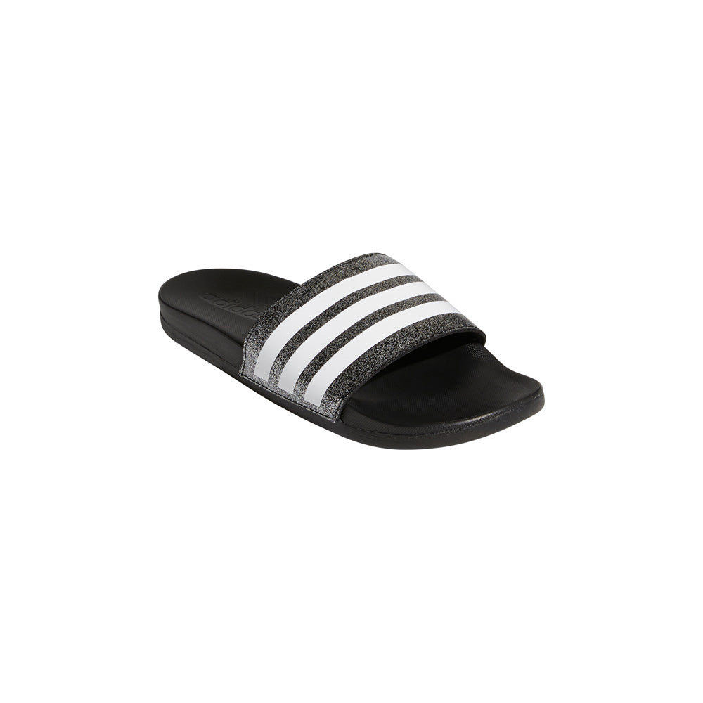 Girl's Adidas Adilette Comfort Sandals - Black/White