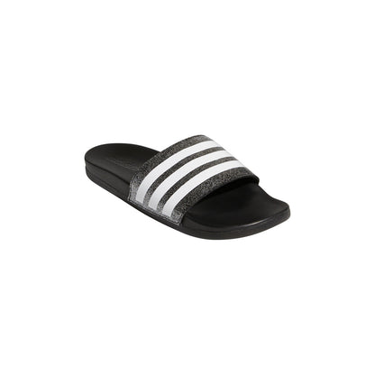 Girl's Adidas Adilette Comfort Sandals - Black/White