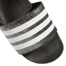 Girl's Adidas Adilette Comfort Sandals - Black/White