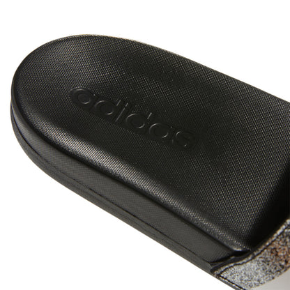 Girl's Adidas Adilette Comfort Sandals - Black/White