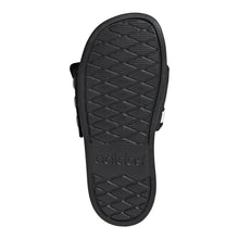 Adidas Kids Adilette Comfort Adjustable Sandals - Black/White