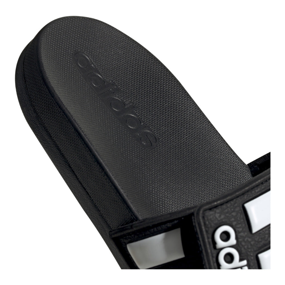 Adidas Kids Adilette Comfort Adjustable Sandals - Black/White
