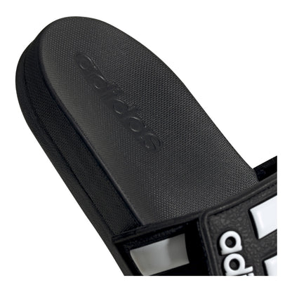 Adidas Kids Adilette Comfort Adjustable Sandals - Black/White