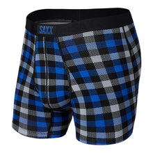 Saxx Vibe Modern Fit Boxer Brief Blue Flannel
