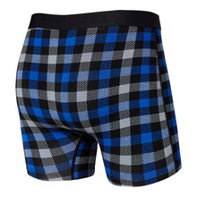 Saxx Vibe Modern Fit Boxer Brief Blue Flannel