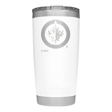Yeti Rambler 20 Oz Tumbler Winnipeg Jets - White
