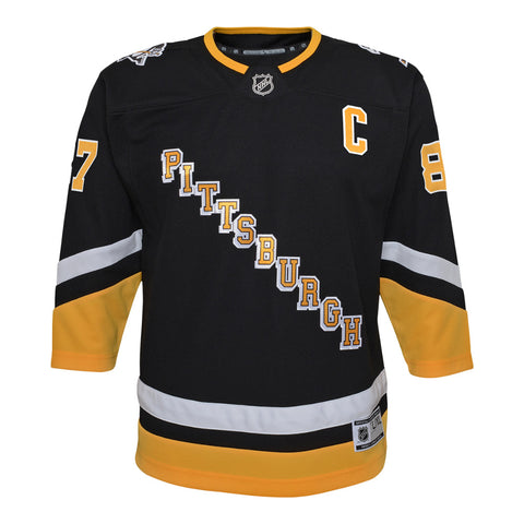 SIDNEY CROSBY PITTSBURGH PENGUINS YOUTH PREMIER THIRD JERSEY
